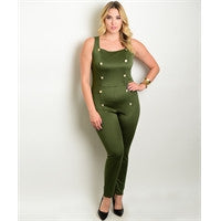 Buttun Up Olive Jumper